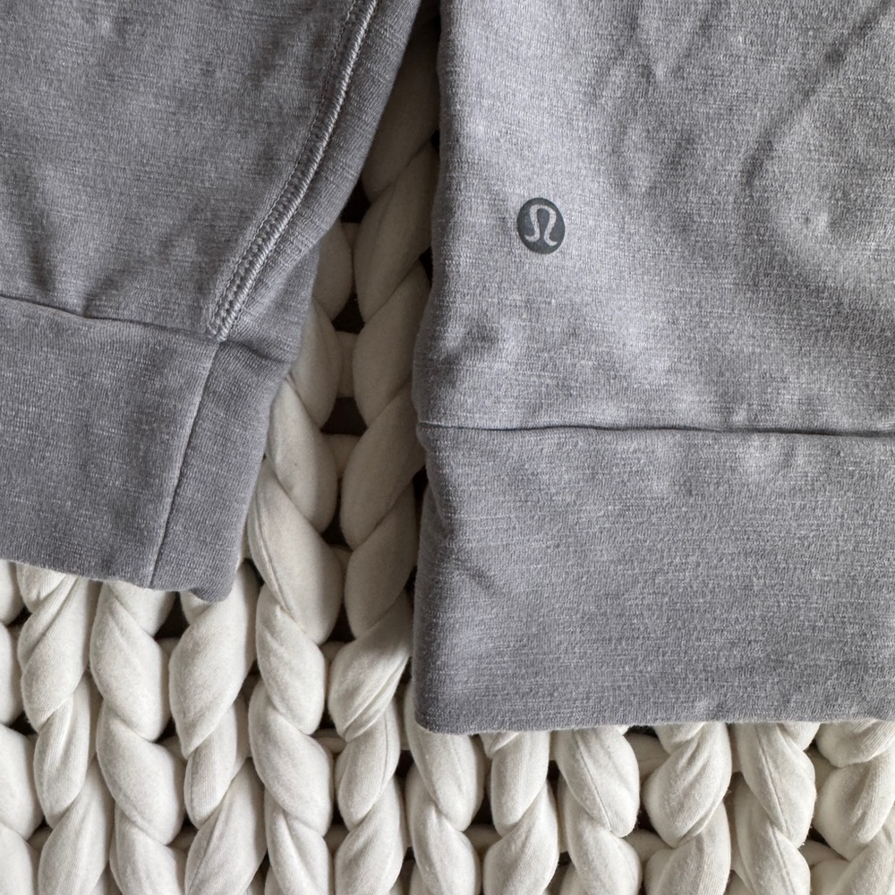 Lululemon City Sweat Crew Pullover - Vapor & Olive Green - Mens Large NWOT - Picture 5 of 7